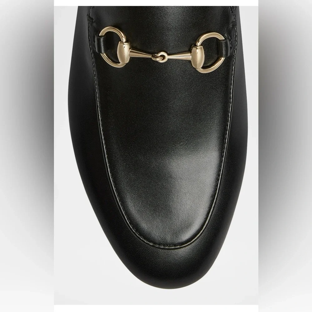 Gucci size 7 Princetown black leather mules loafer slides - Picture 4 of 9